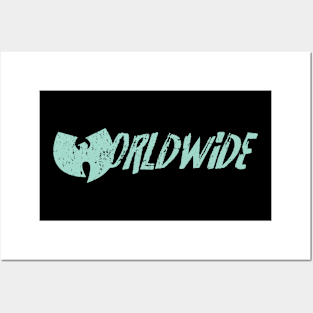 worldwide wutang mint green Posters and Art